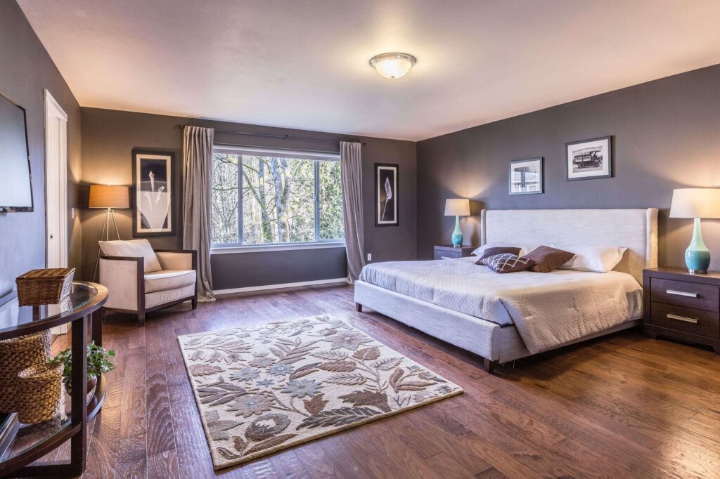 Bedroom furniture to consider when making a moving abroad packing list.