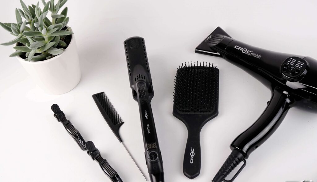 Personal grooming items to pack when moving abroad.